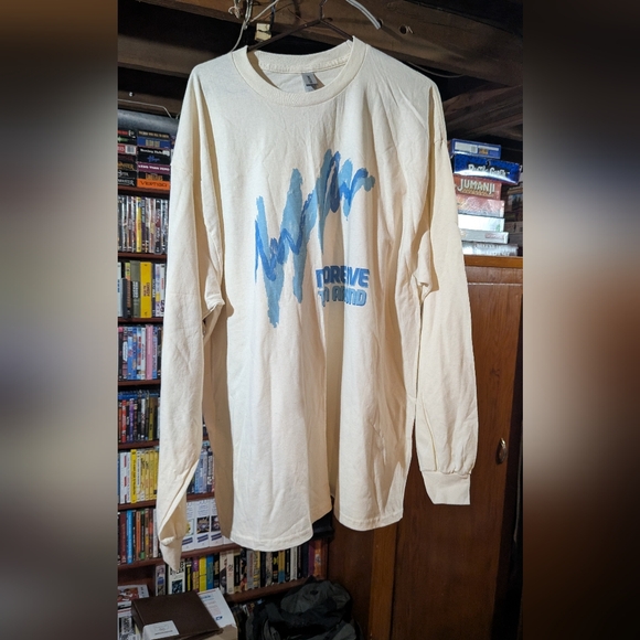Moore Ave Turn Around White Long Sleeve Shirt Size 2XL Tour Merch - Picture 1 of 3